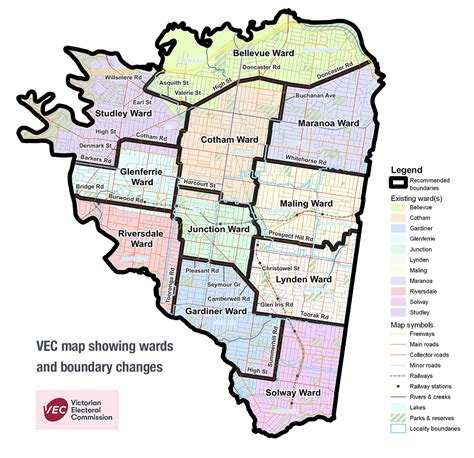 boroondara ward map.